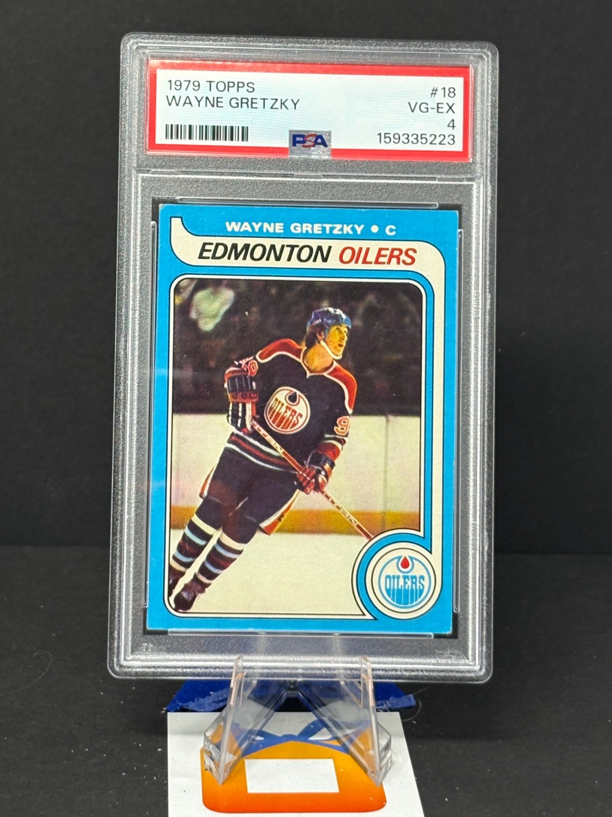 🔥 1979 Topps #18 Wayne Gretzky RC PSA 4 VG-EX HOF Rookie Card