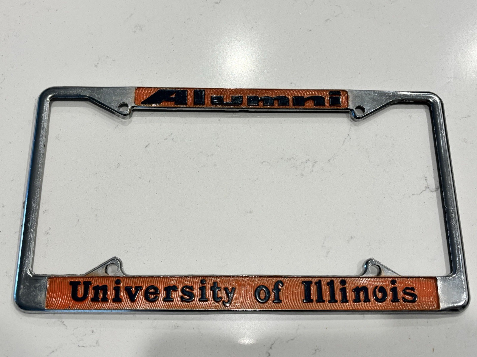 VTG Illini University Of Illinois Alumni College Football License Plate Frame ++