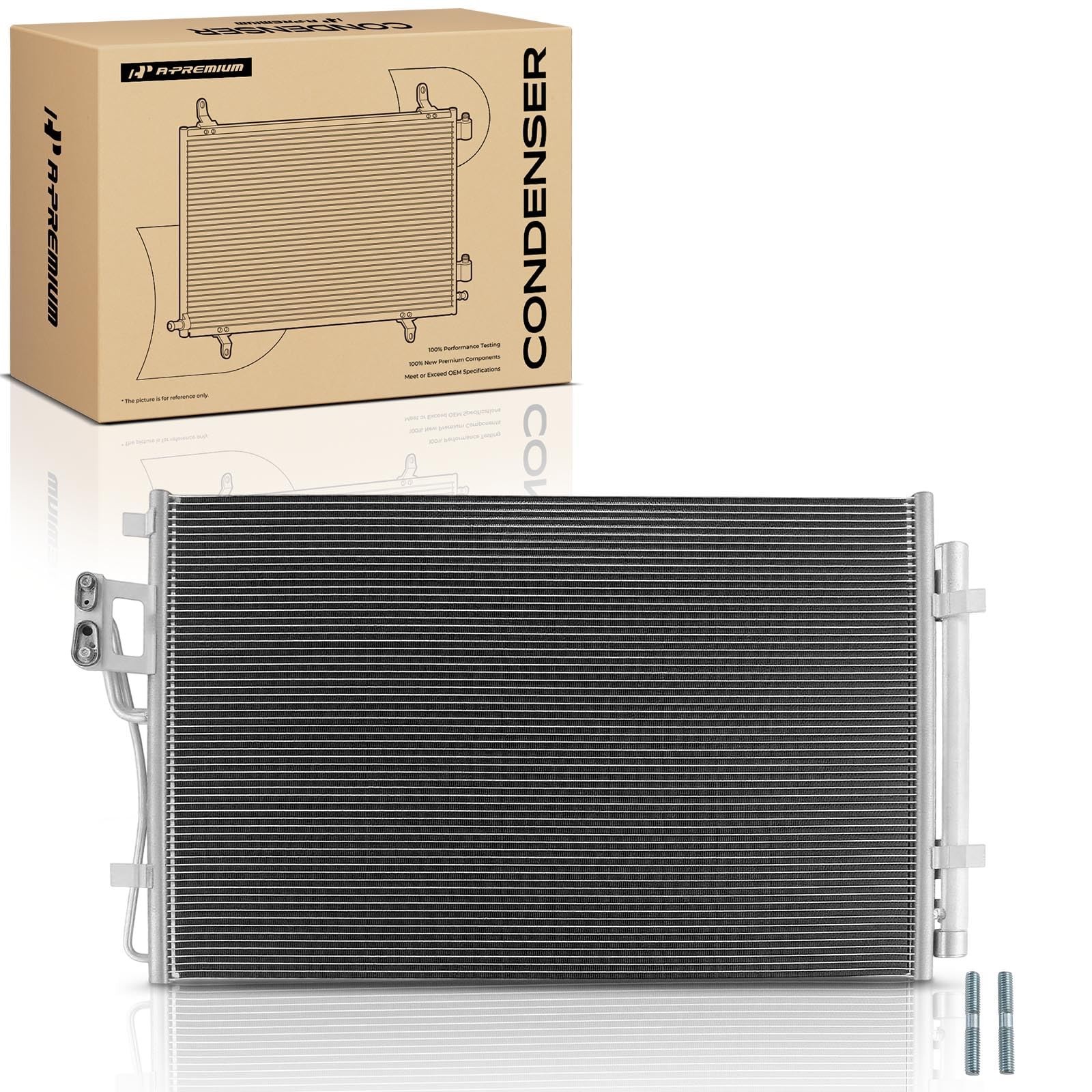 A-Premium Air Conditioning Condenser Compatible with Hyundai & Kia