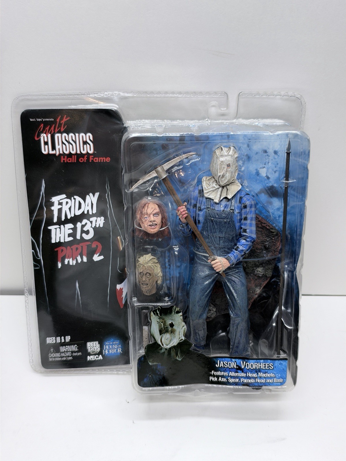 NECA Cult Classics Hall of Fame Jason Voorhees Fri 13th Part 2 w/ Weapons