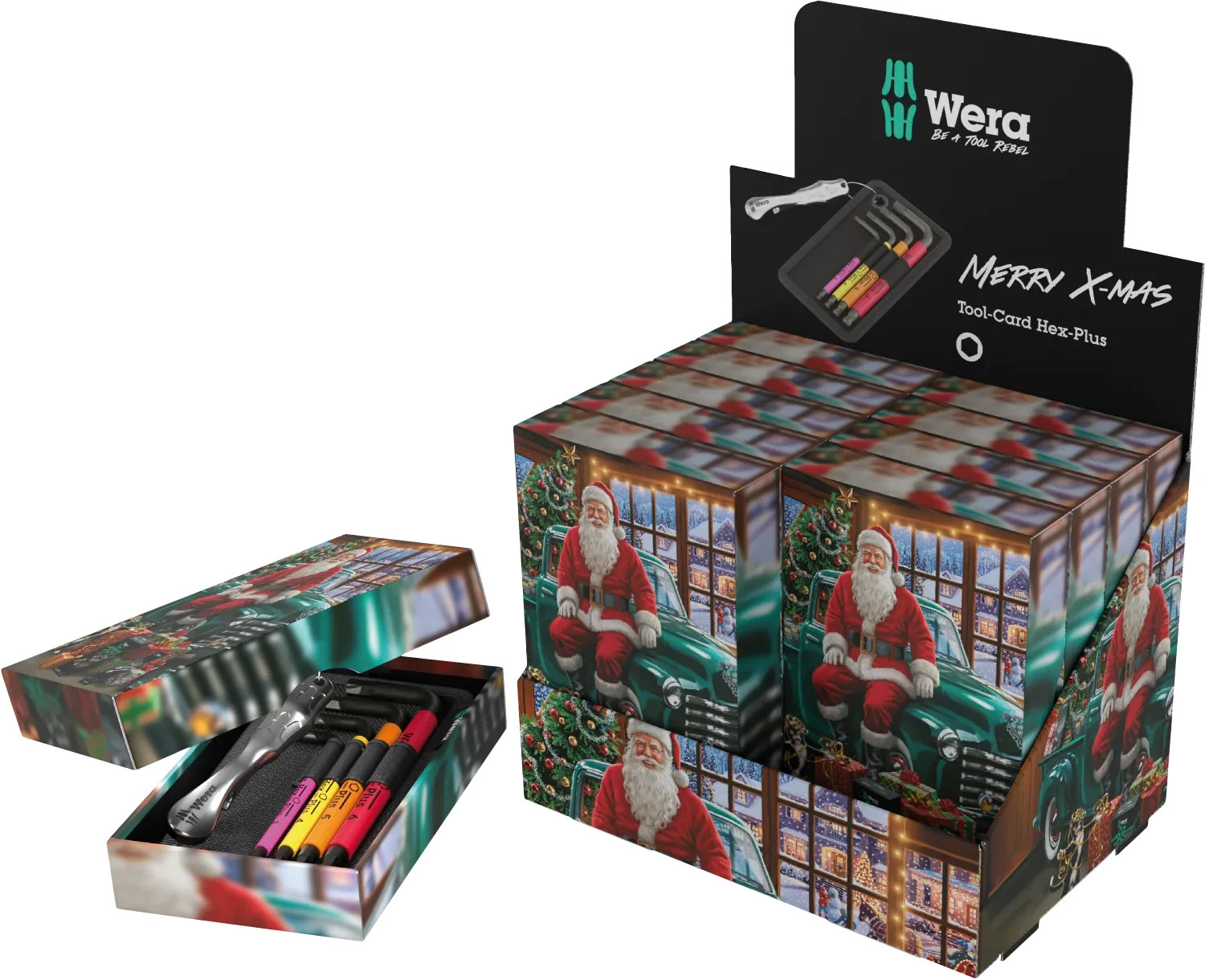Wera Christmas 2026 Tool Card Hex-Plus L-Key Set & Bottle Opener 05135825001 New