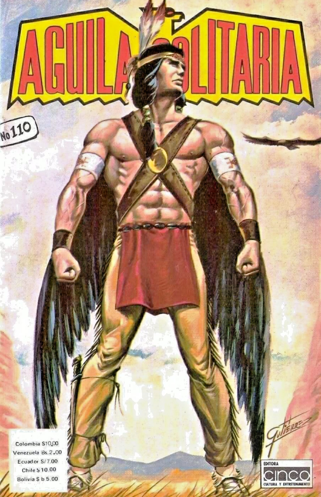 Aguila Solitaria Super Héroe Comics Nostalgia Historietas -758 Revistas-
