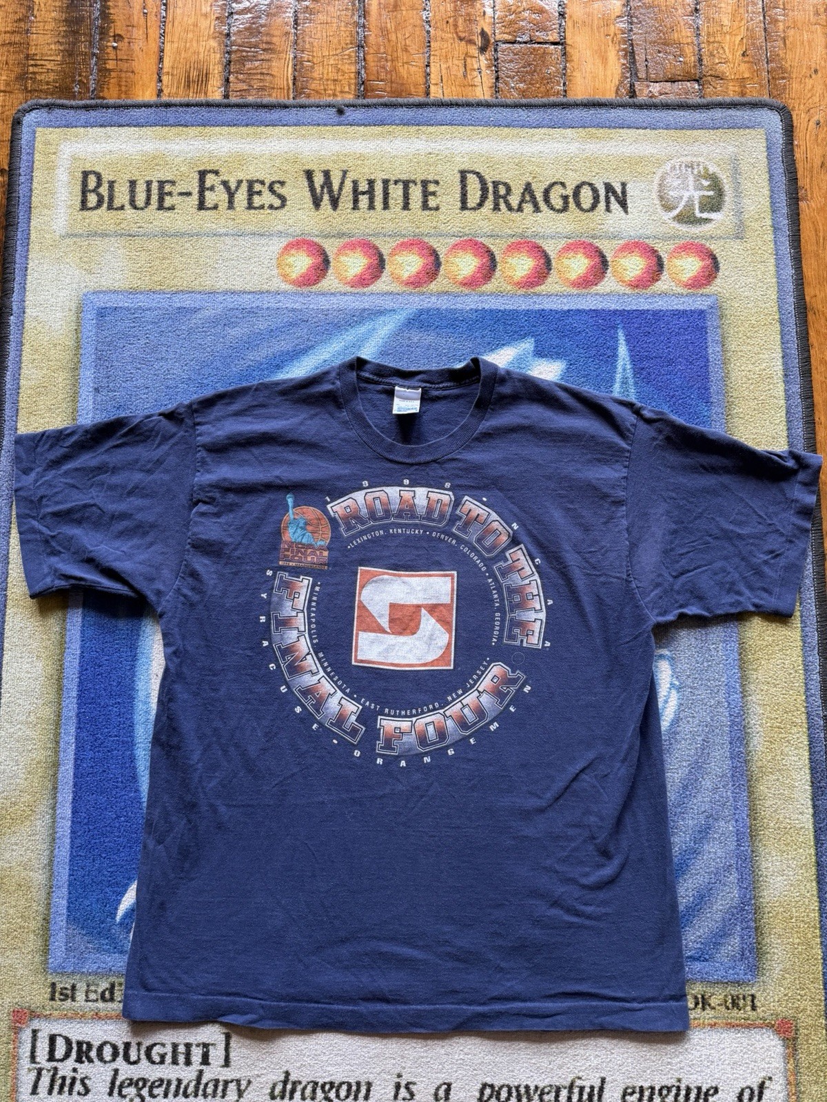 Vintage 1996 NCAA Final Four T-Shirt Mens XL Syracuse Orangemen Salem Sports