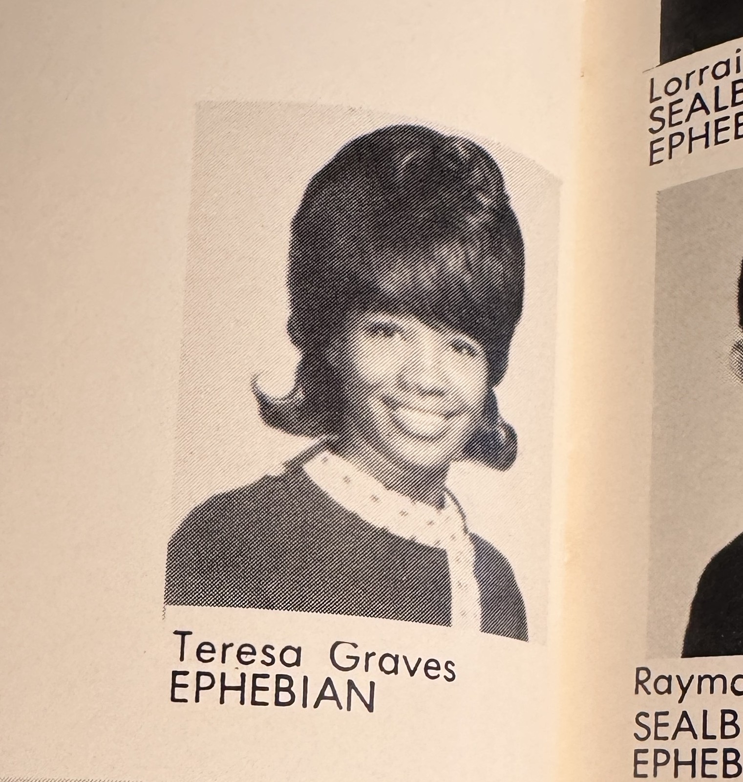 Teresa Graves 1966 HS Yearbook * Washington HS Los Angeles * Get Christie Love Teresa Graves 1966 HS Yearbook * Washington HS Los Angeles * Get Christie Love