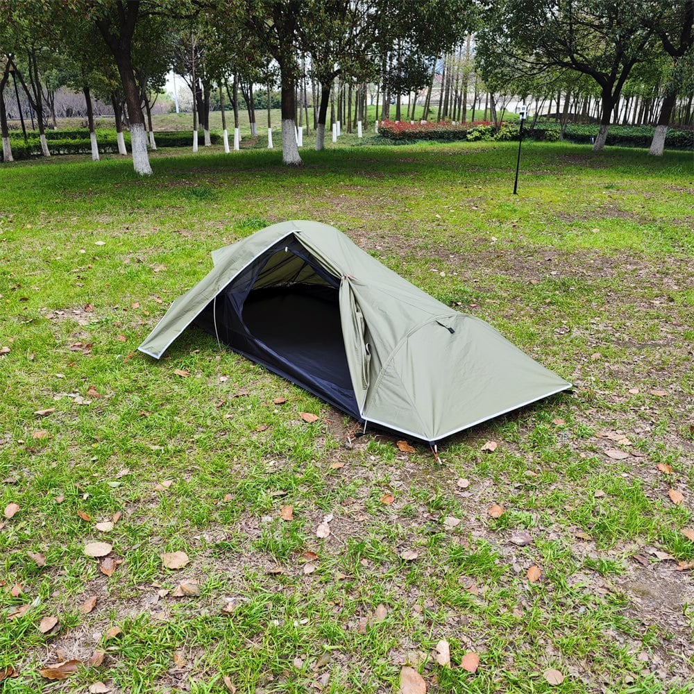 Traverseon Ultralight 1P Backpacking Tent 1.35 kg Stealth Design 4-Season