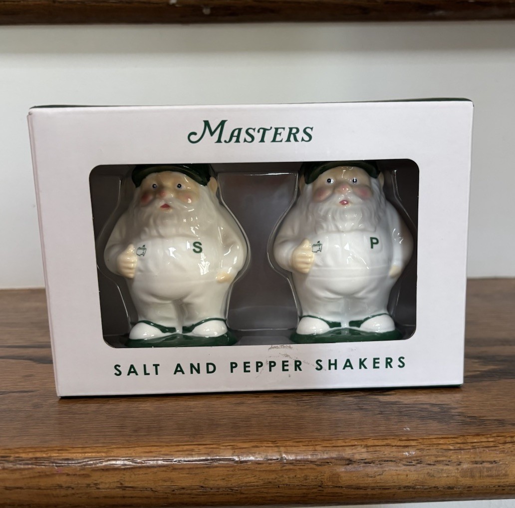 2026 Masters Caddie Salt And Pepper Shakers Collectables NIB💥 2026 Masters Caddie Salt And Pepper Shakers Collectables NIB💥