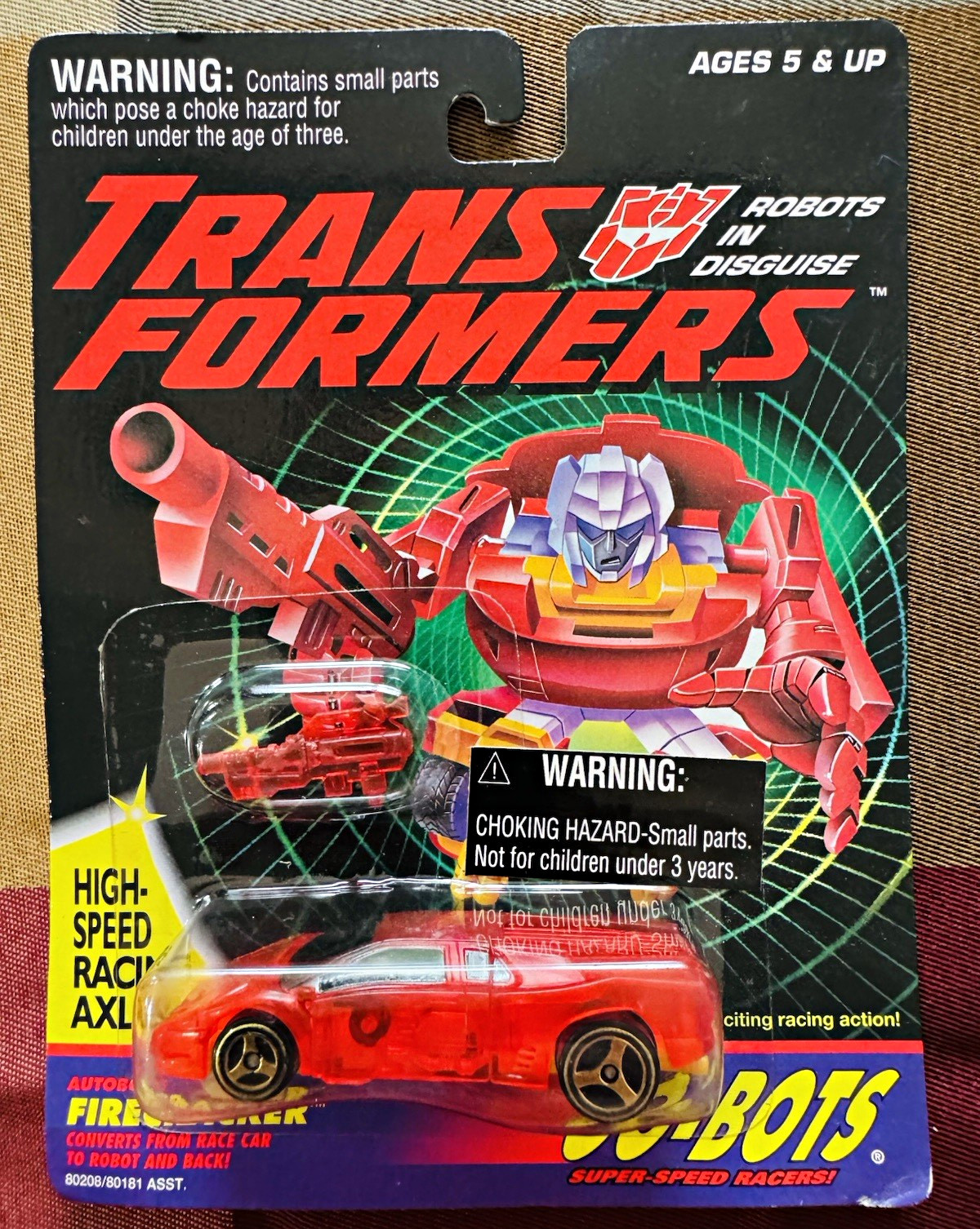 1994 Vintage Transformers G2 Go-Bots Autobot Firecracker w/Weapon NIB Gen 2 1994 Vintage Transformers G2 Go-Bots Autobot Firecracker w/Weapon NIB Gen 2