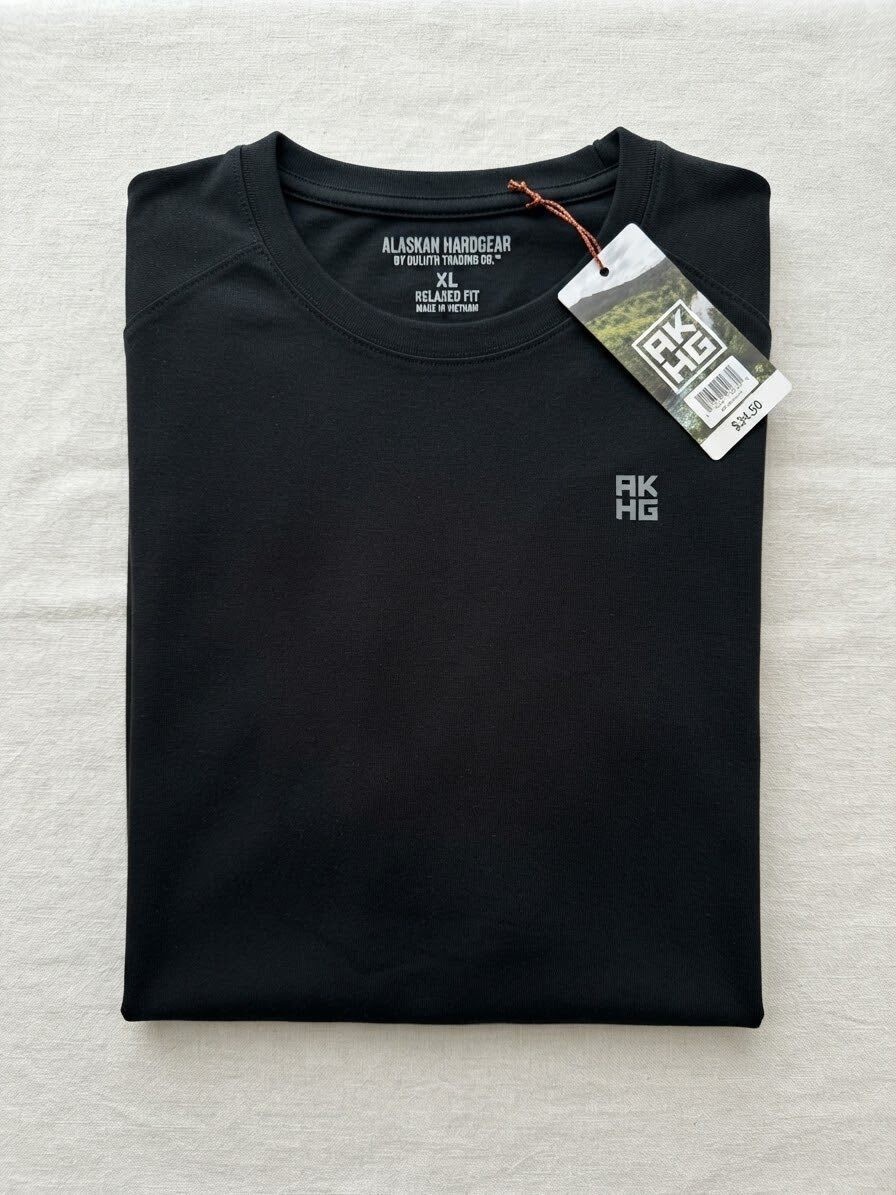 Duluth Trading Co. AKHG Alaskan Hardgear T-Shirt Black XL NWT