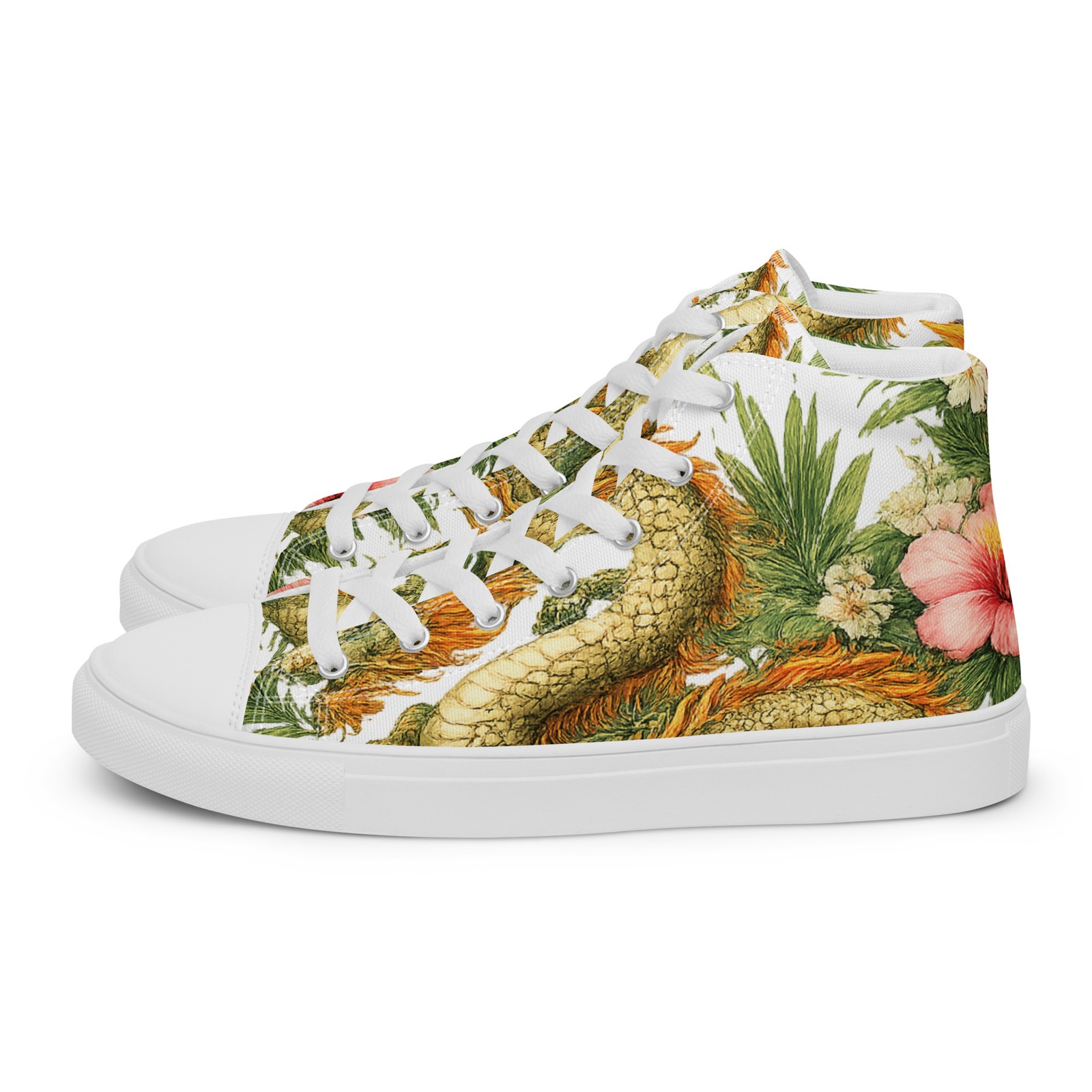 Men’s high top canvas shoes