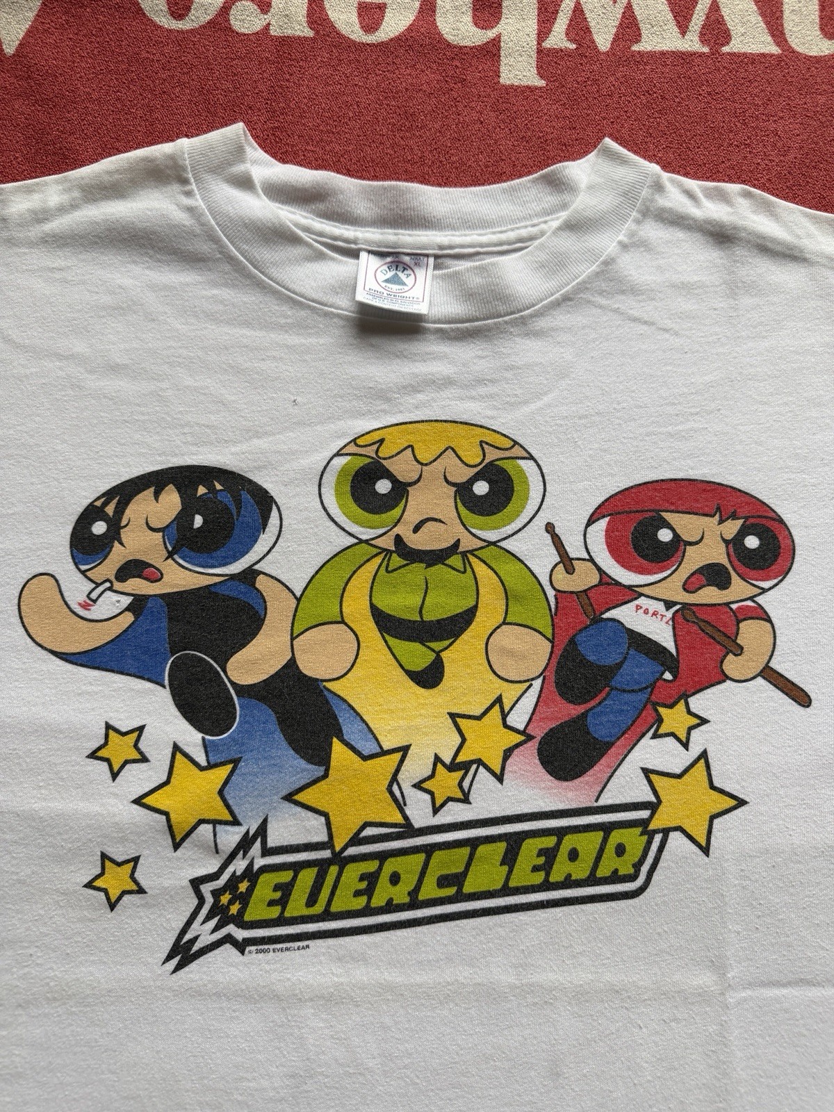 Vintage Everclear Power Puff Girls Parody Band T Shirt 2000 Men’s XL