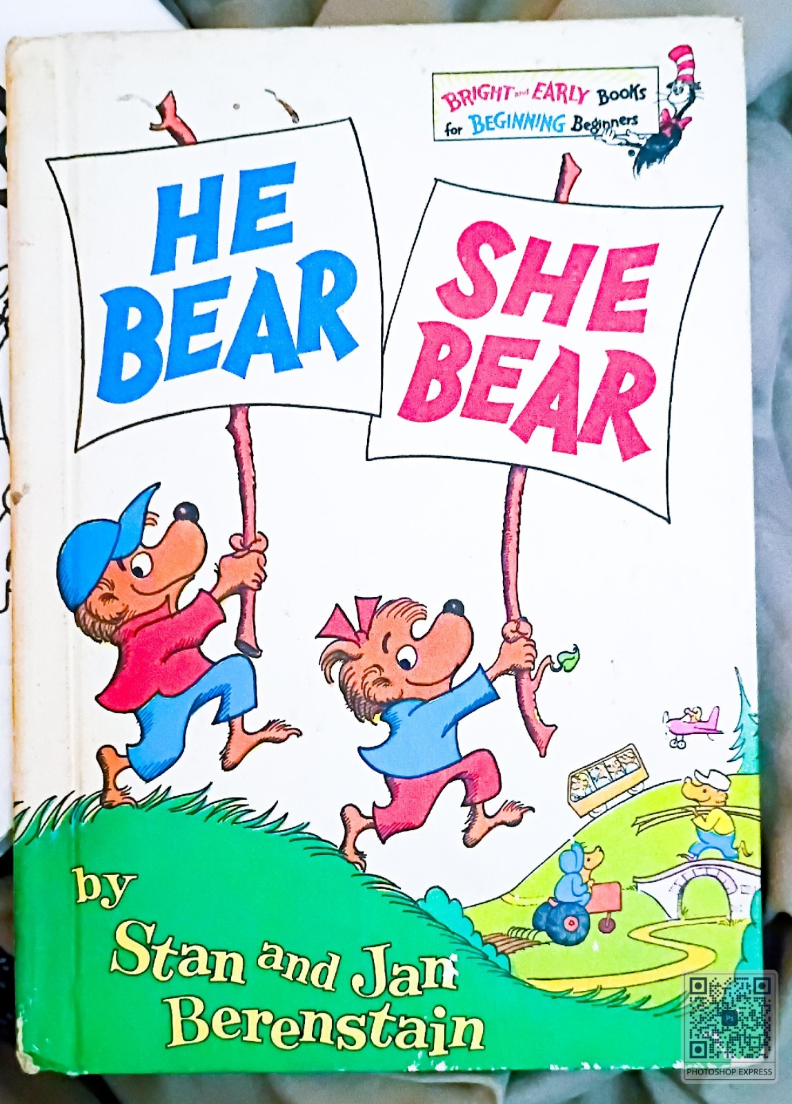 Vintage 1974 He Bear, She Bear Hardcover – Book Club Edition – Excellent...