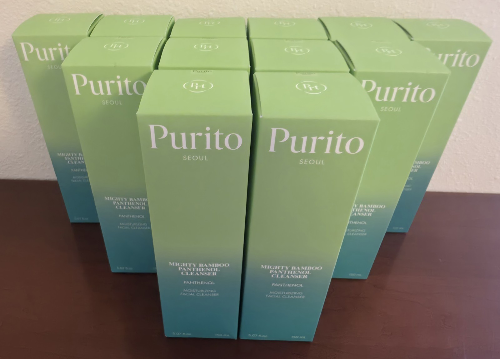 (12 Pack) PURITO SEOUL Mighty Bamboo Panthenol Cleanser 5.07 oz Korean Face Wash