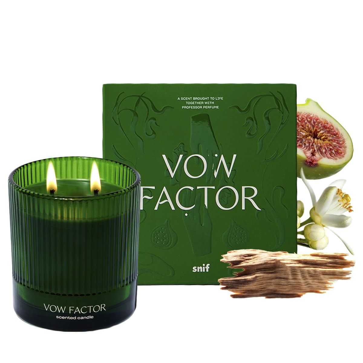 Snif Vow Factor Luxury Scented Candle 8.5 oz Jar Snif Vow Factor Luxury Scented Candle 8.5 oz Jar