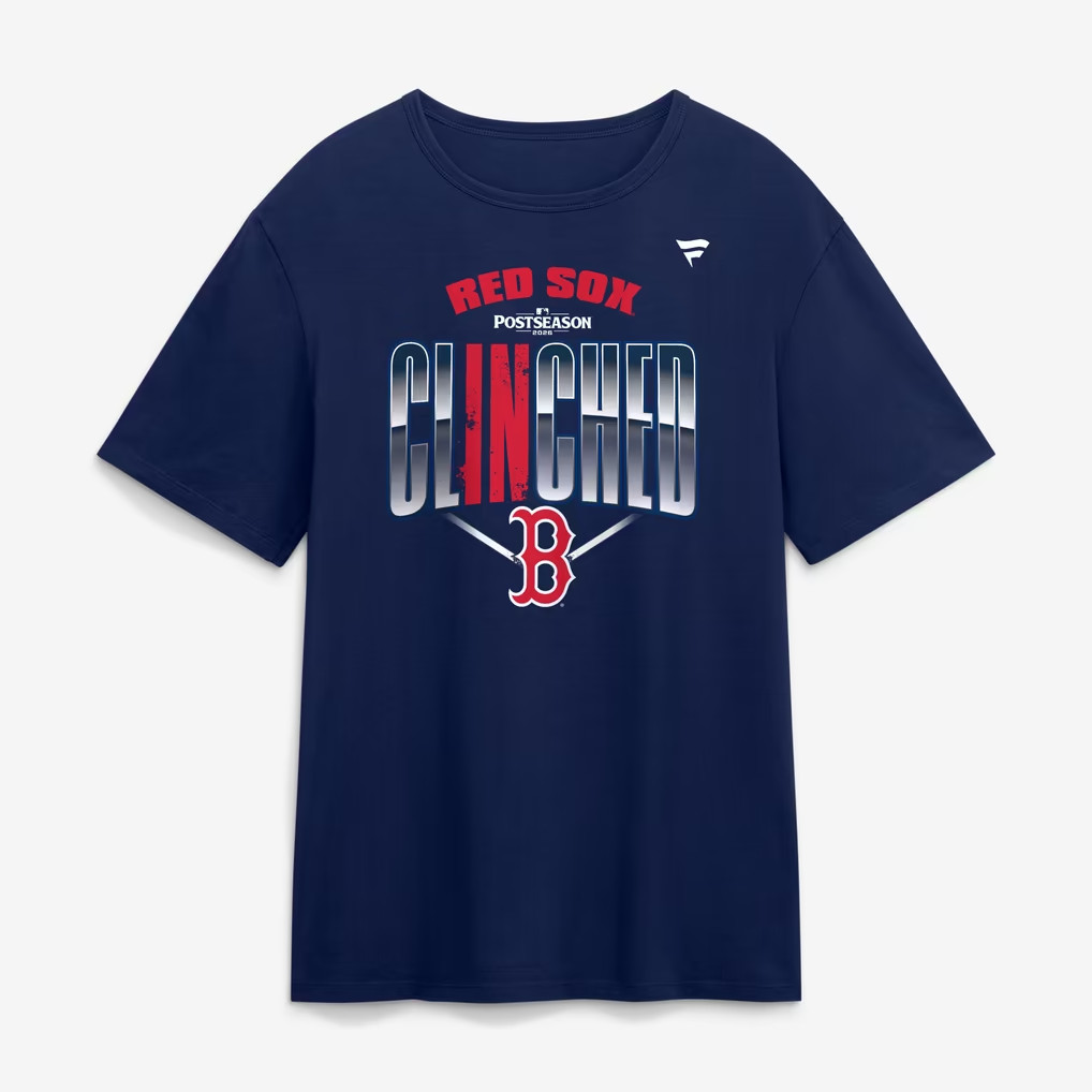 HOT ITEM Boston Red Sox 2026 MLB Postseason Locker Room T-Shirt Navy Men\'s Shirt