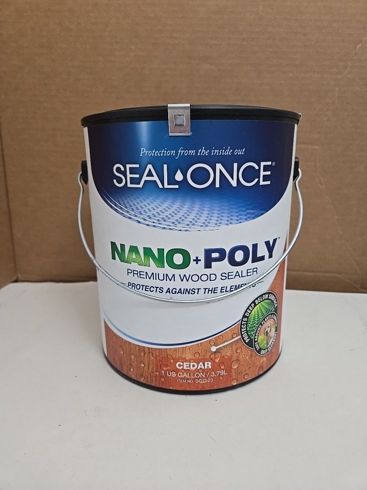 Seal-Once Nano+Poly Premium Wood Sealer with Polyurethane CEDAR Sealed Seal-Once Nano+Poly Premium Wood Sealer with Polyurethane CEDAR Sealed