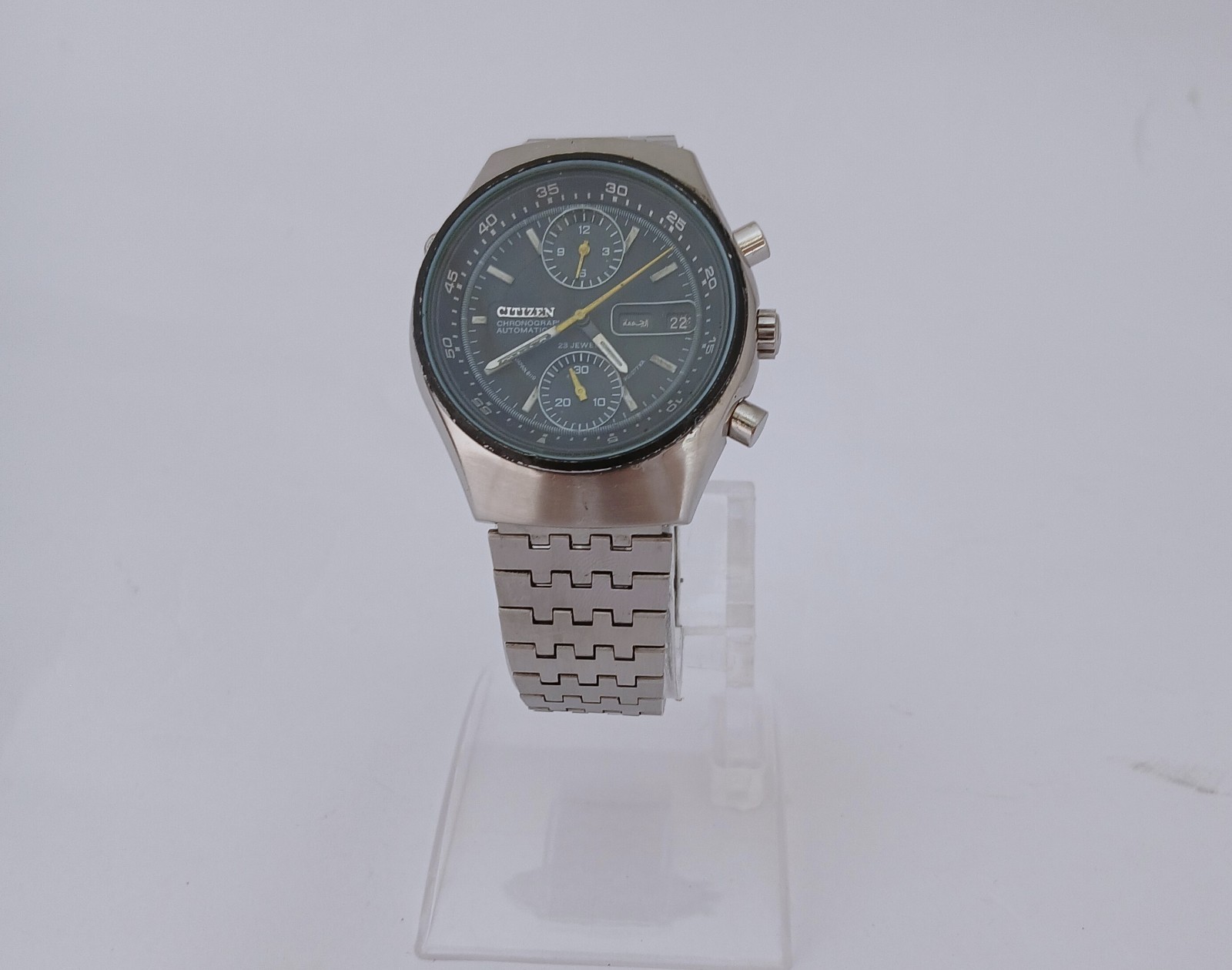 Vintage Citizen Spyder Flyback 67-9119 Chronograph Automatic Watch