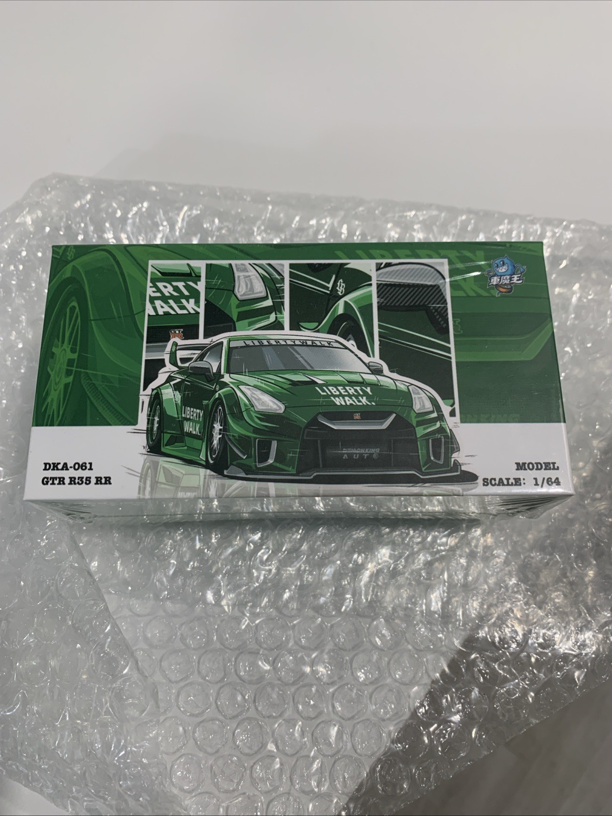 Demon King LBWK Liberty Walk 1:64 Diecast Nissan GT-R R35 Green Chance Of Chase Demon King LBWK Liberty Walk 1:64 Diecast Nissan GT-R R35 Green Chance Of Chase
