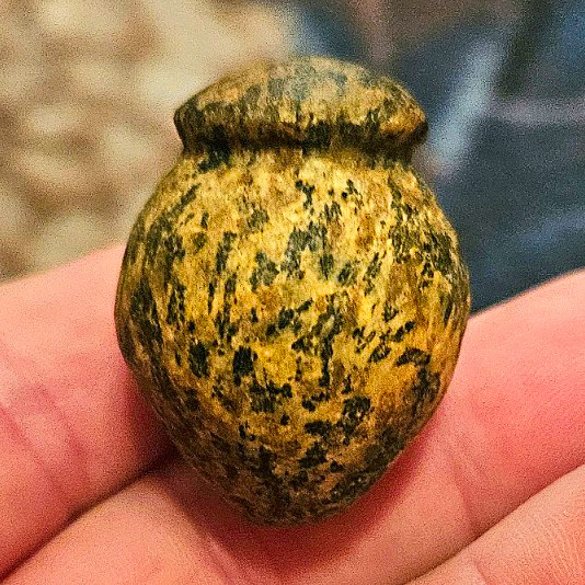 Very Nice Granite Kentucky,Acorn Plummet. Very Nice Granite Kentucky,Acorn Plummet.
