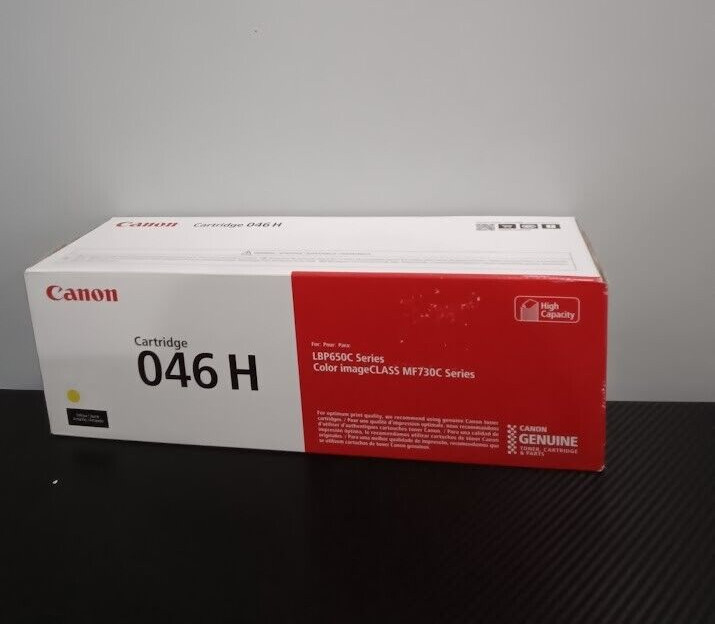 Canon 046H 1251C001 Yellow Toner Cartridge Canon 046H 1251C001 Yellow Toner Cartridge