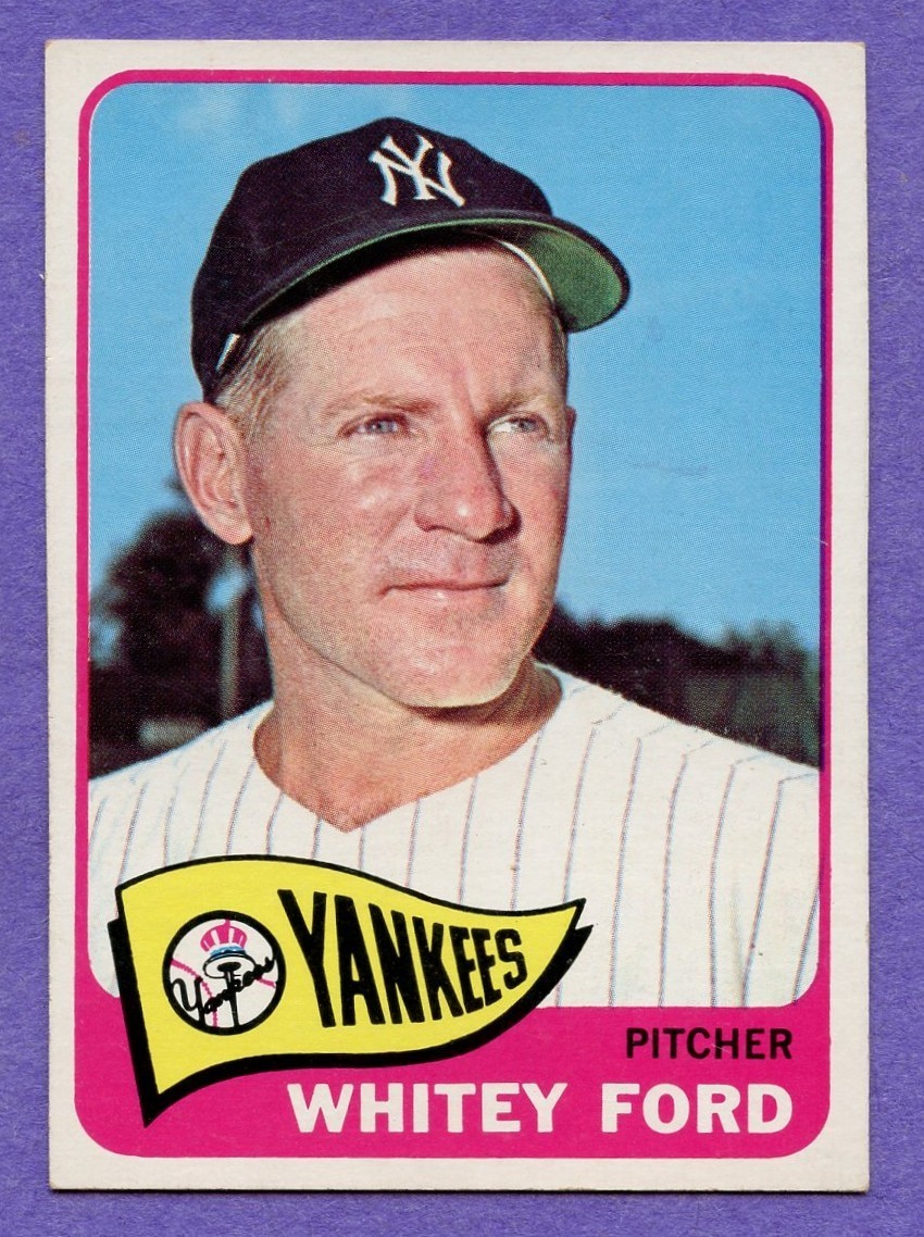 1965 Topps Whitey Ford #330 Yankees Centered EX-MT
