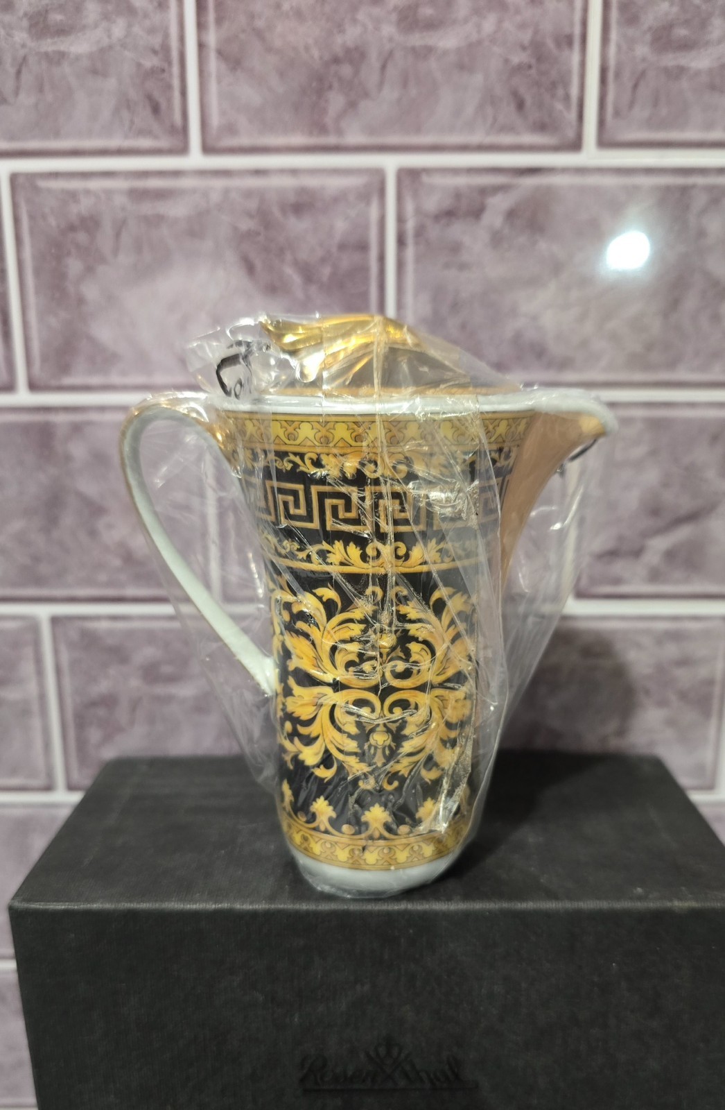 Versace Rosenthal Floralia Gold Creamer *Immaculate*