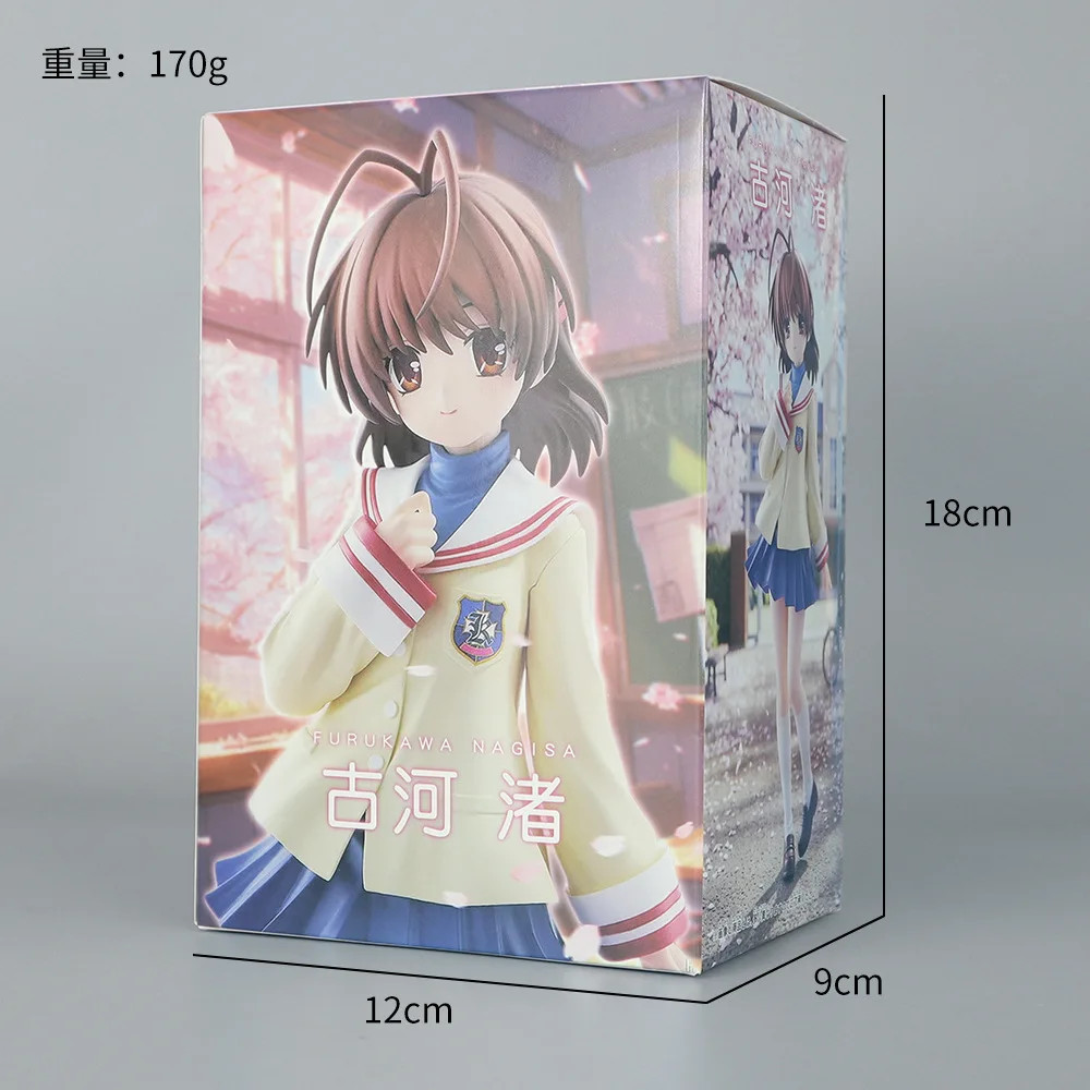 Clannad Nagisa Furukawa Anime Figure PVC Collectible Model Desktop Decor Toy New