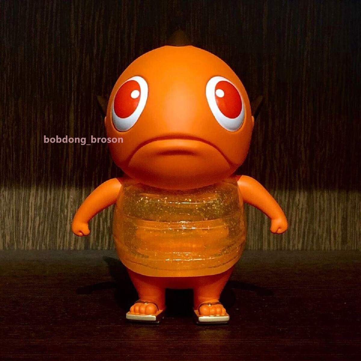 MAME MOYASHI JERMES JIRO Orange Edition Figure Designer Toy H13CM Vinyl Sofubi