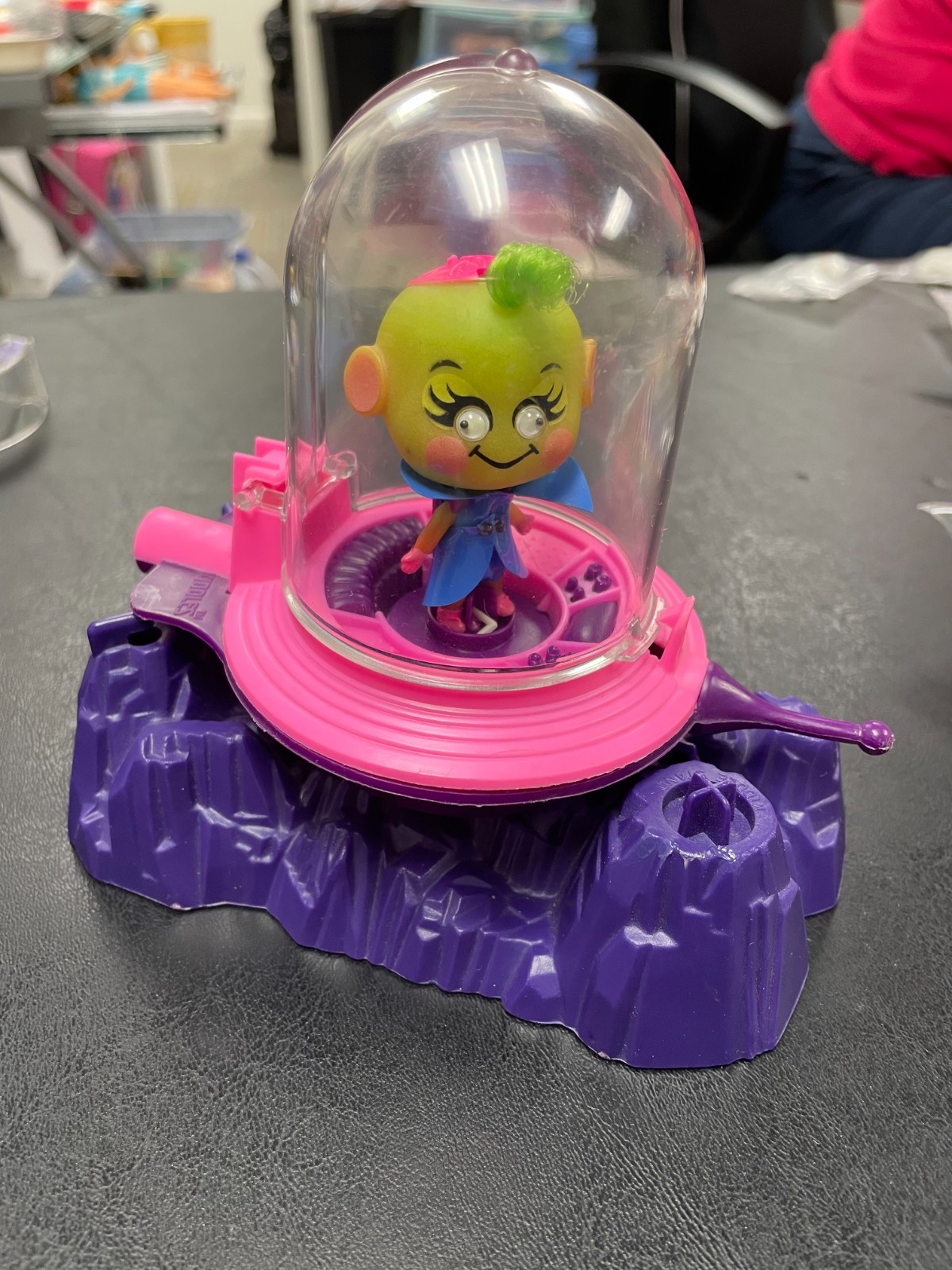 Vintage 1960\'s Mattel Liddle Kiddle Doll Kosmic Greenie Meanie, Ship & Base RARE