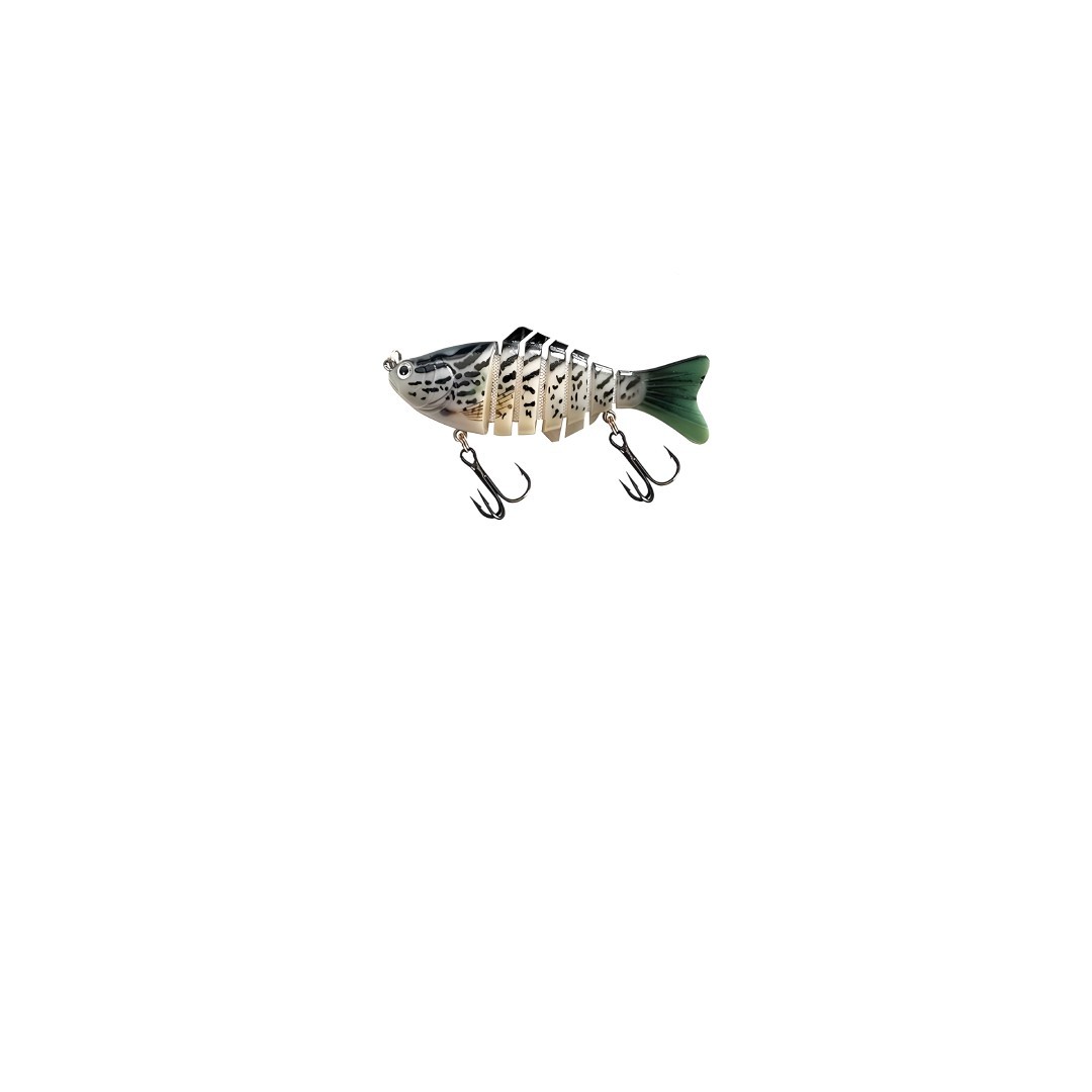 3D Eyes 7 Segment Multi Jointed Swimbait Fishing Hard Lure 4\
