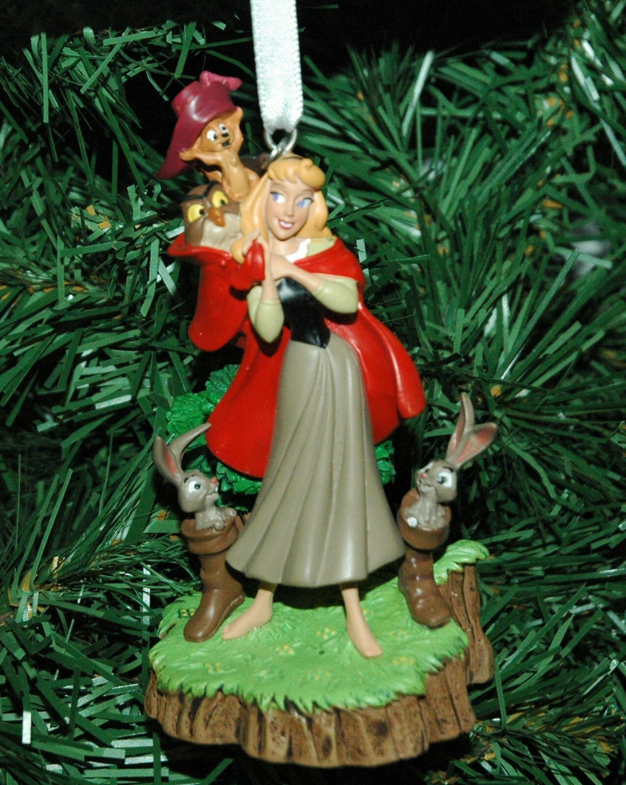 Sleeping Beauty, Aurora, Forest Animals Sketchbook Christmas Ornament