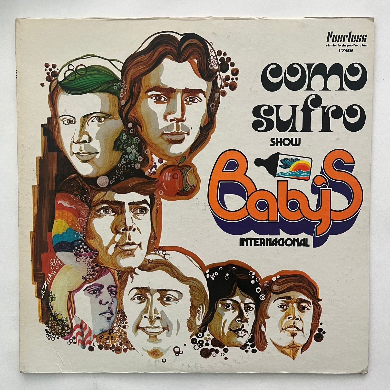 LOS BABY\'S - COMO SUFRO - 1974 MEXICAN LP ALBUM, LATIN ROCK / GRUPERO