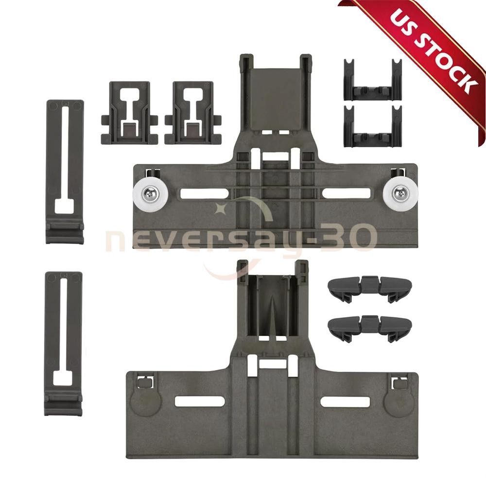 10 Pcs W10350375 Dishwasher Top Rack Adjuster for Whirlpool Kenmore W10712395