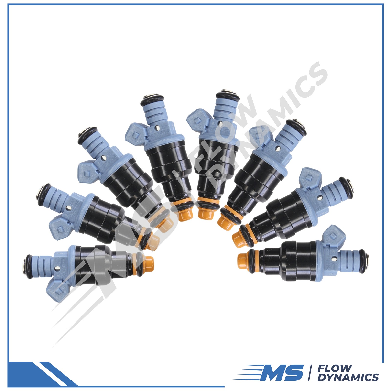 8 x fit BOSCH FUEL INJECTORS for BMW CHEVROLET LS1 FORD RACING V8 252cc 24LB EV1