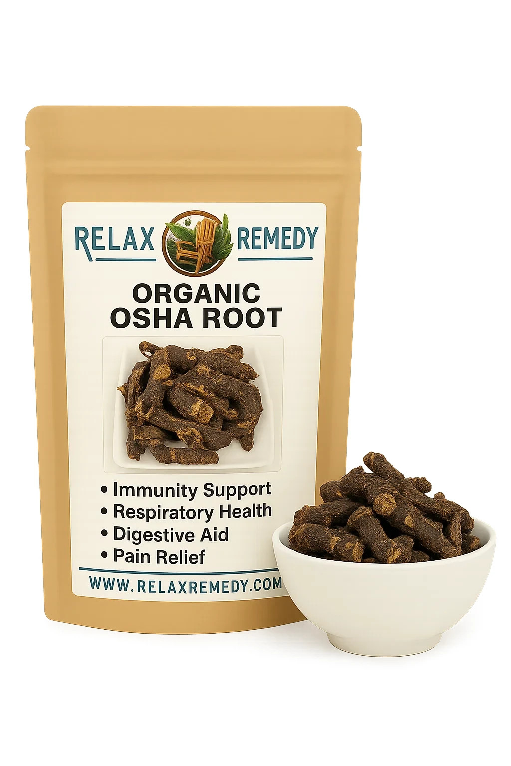Whole Osha Root - 100% Pure Non-GMO Ligusticum Porteri Respiratory USA Wild Whole Osha Root - 100% Pure Non-GMO Ligusticum Porteri Respiratory USA Wild