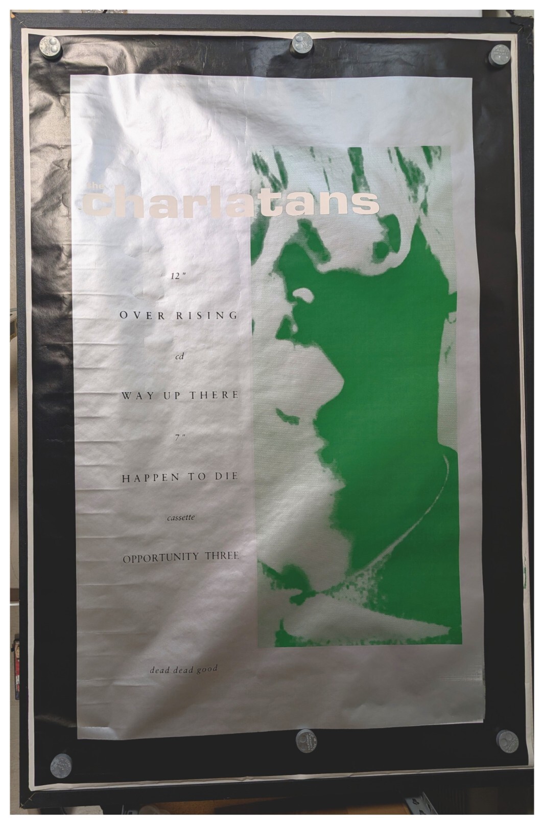 Vintage The Charlatans UK Band Concert Original Giant Subway Poster 60 x 40