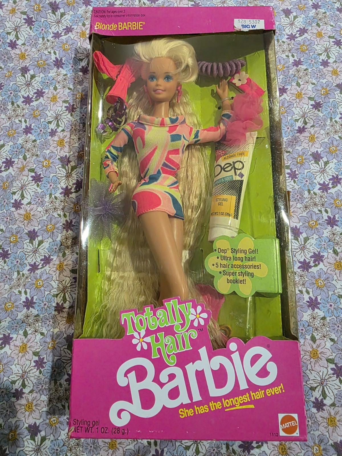 Vintage 1991 Mattel “Totally Hair Barbie- Blonde” #1112 *NRFB* Vintage 1991 Mattel “Totally Hair Barbie- Blonde” #1112 *NRFB*