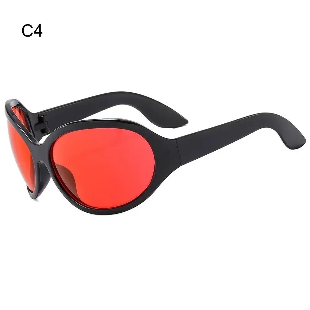 New Oversized Oval Sunglasses Club Rave Party DJ Pon 3 Alternative Grunge USA 