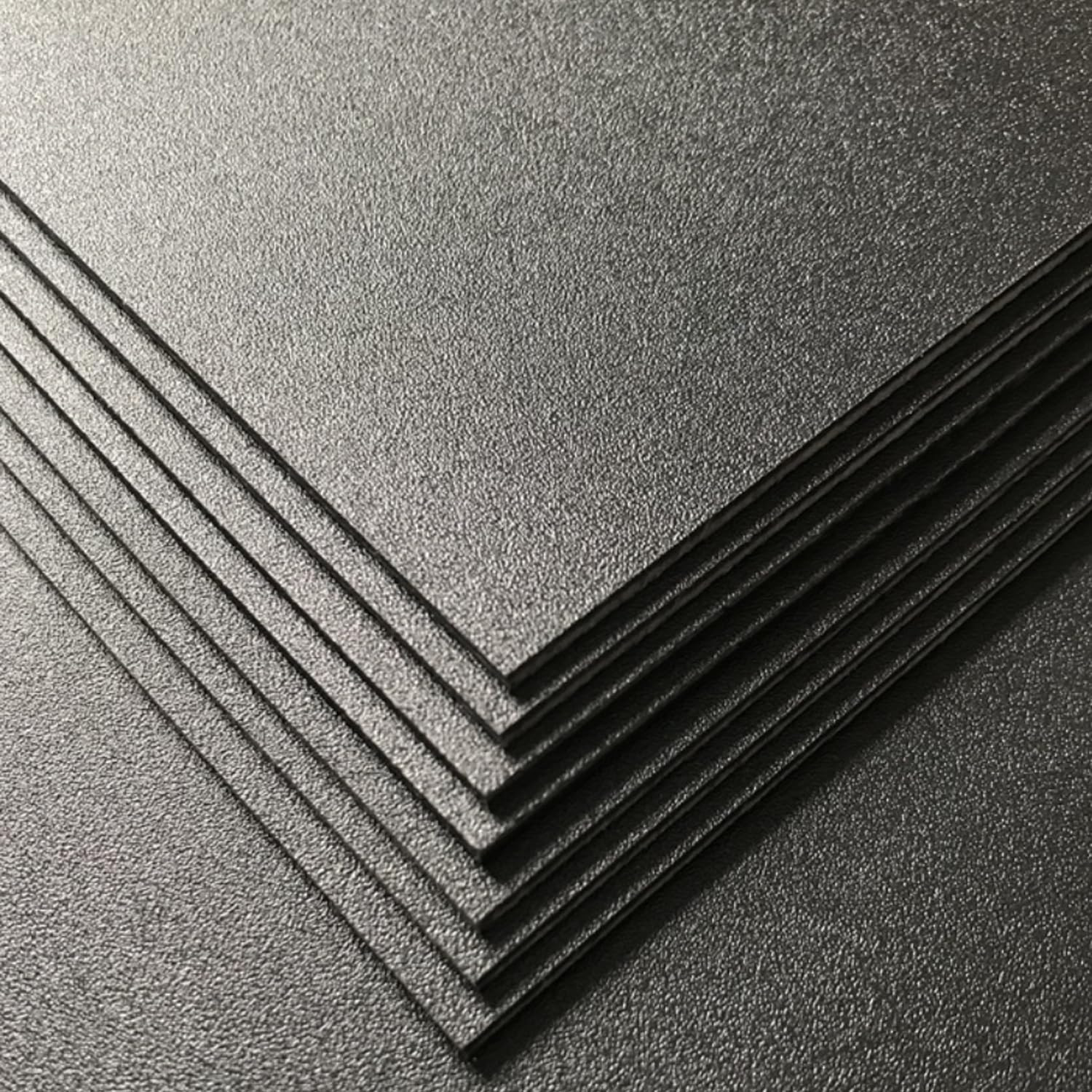 Pack of 2 ABS Plastic Sheet, Black Plastic Sheet 8\