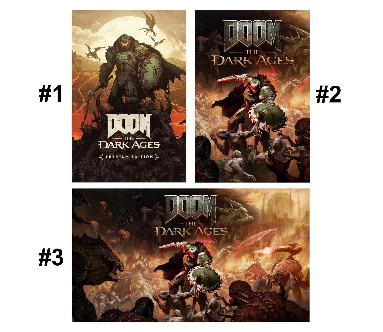 Doom The Dark Ages Premium Edition Fantasy Action Game Art Poster Doom The Dark Ages Premium Edition Fantasy Action Game Art Poster