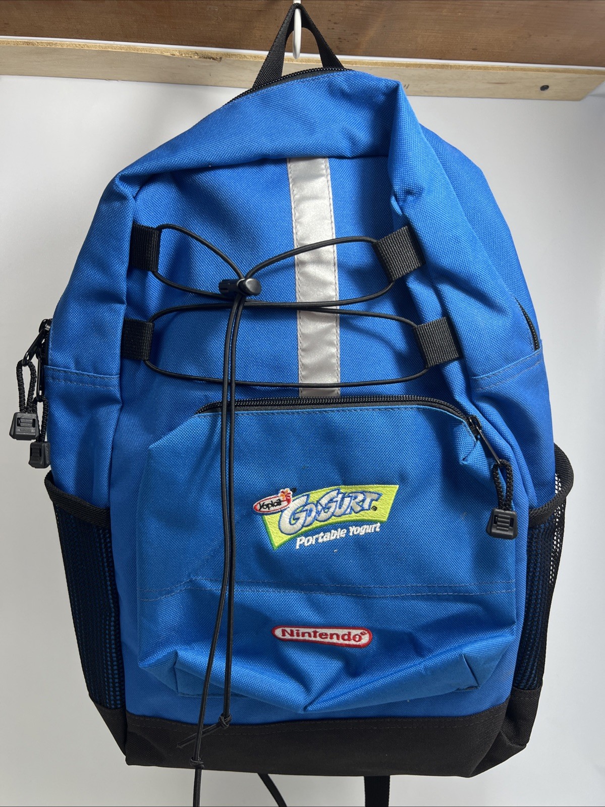RARE Vintage 2004 Dickies Nintendo Go-Gurt Promo Backpack Blue Game Boy Advance