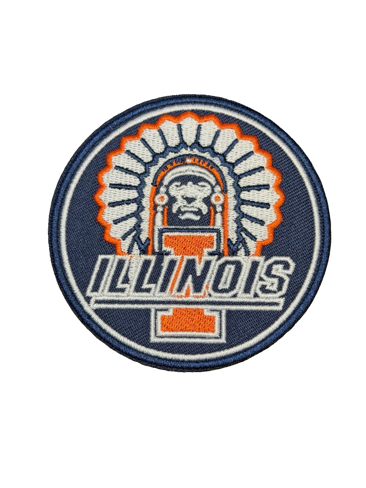 Illinois Fighting Illini  Embroidered Iron On Patch