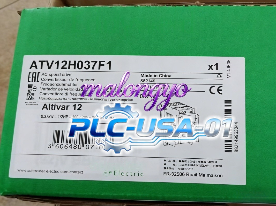 ATV12H037F1 1PCS New Schneider ATV12H037F1 Frequency Converter Fast Delivery