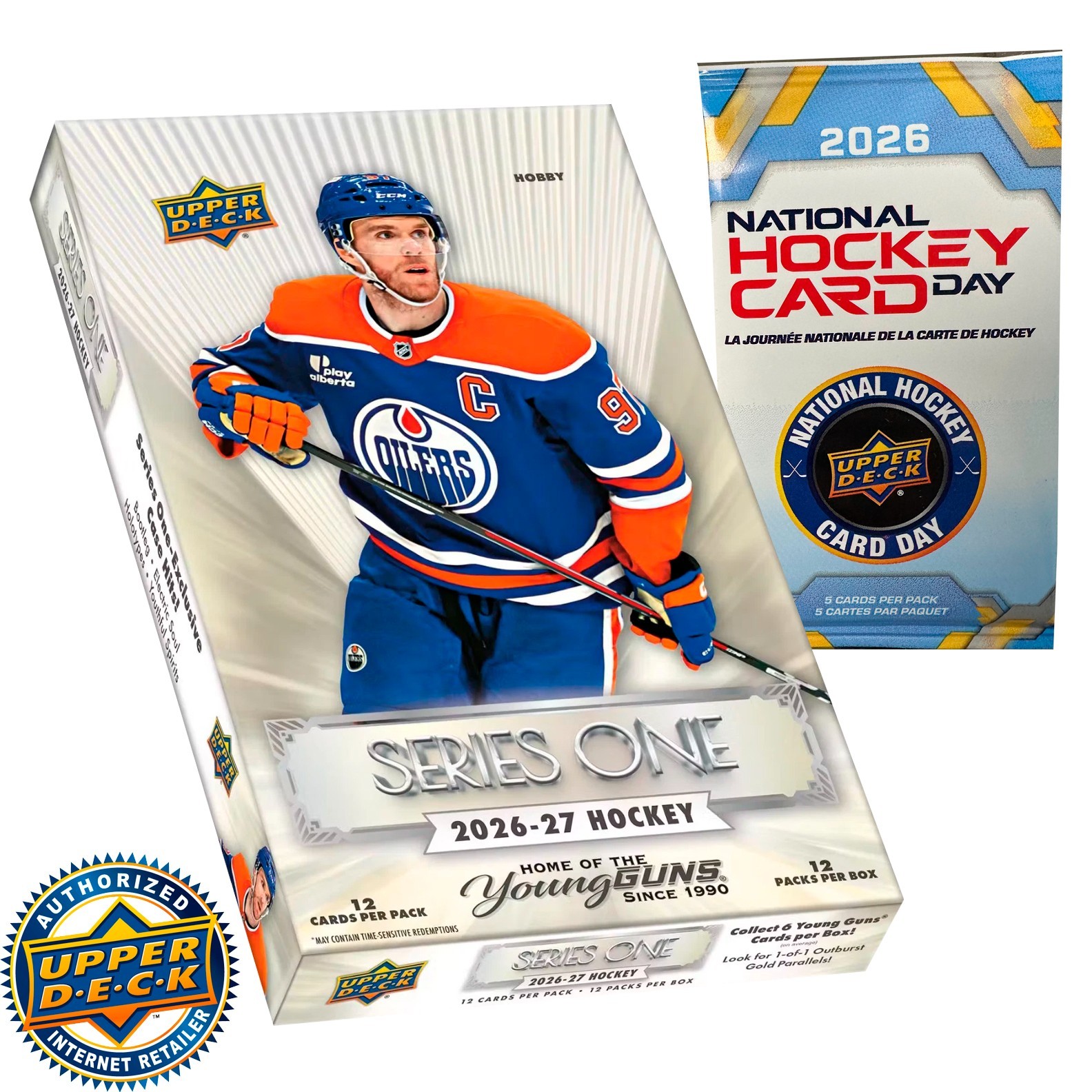 2026-27 Upper Deck Series 1 Hockey Hobby Box w/ Bonus Pack