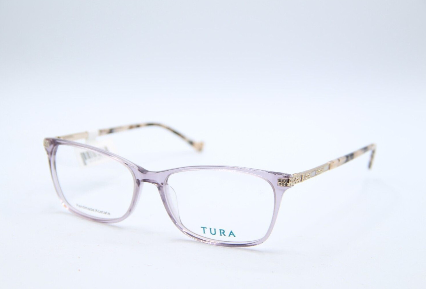NEW TURA R232 GRY GREY CLEAR HAVANA AUTHENTIC FRAMES EYEGLASSES 57-16