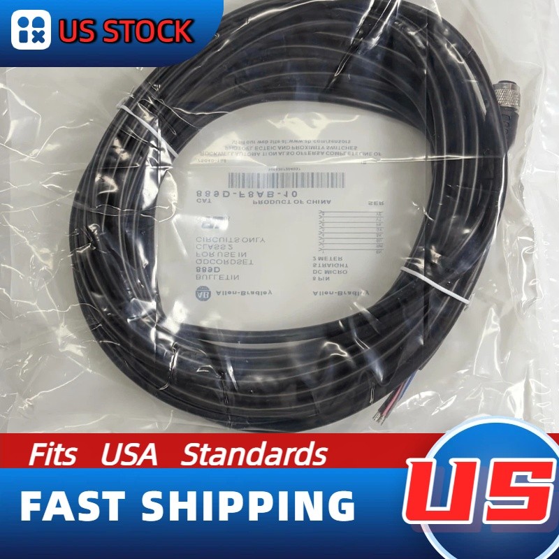 1 Unit New Replacement Cable for Allen‑Bradley 889D-F8AB-10