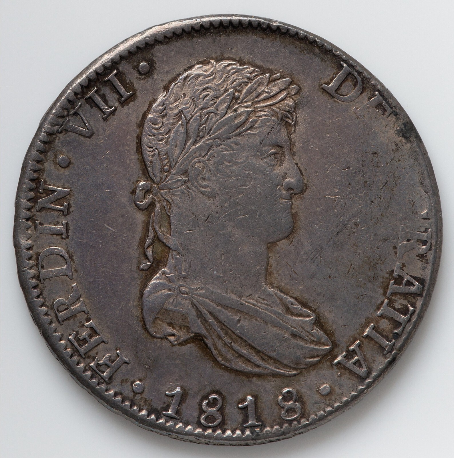 MEXICO 1818-Mo-JJ 8 REALES - Mexico City Mint - Very Choice