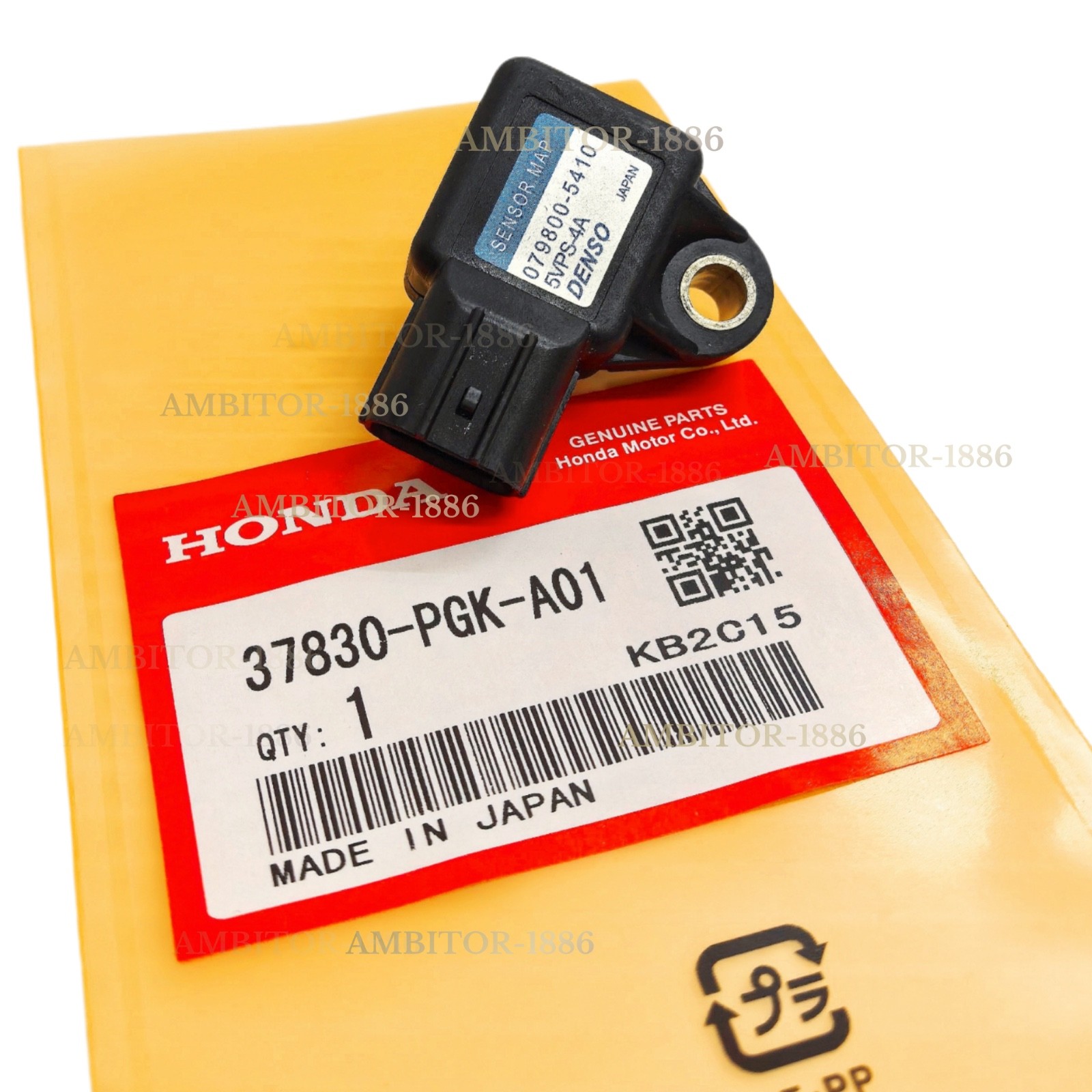 OEM Original for Honda Map Sensor DENSO 37830-PGK-A01 Civic Accord CR-V Odyssey