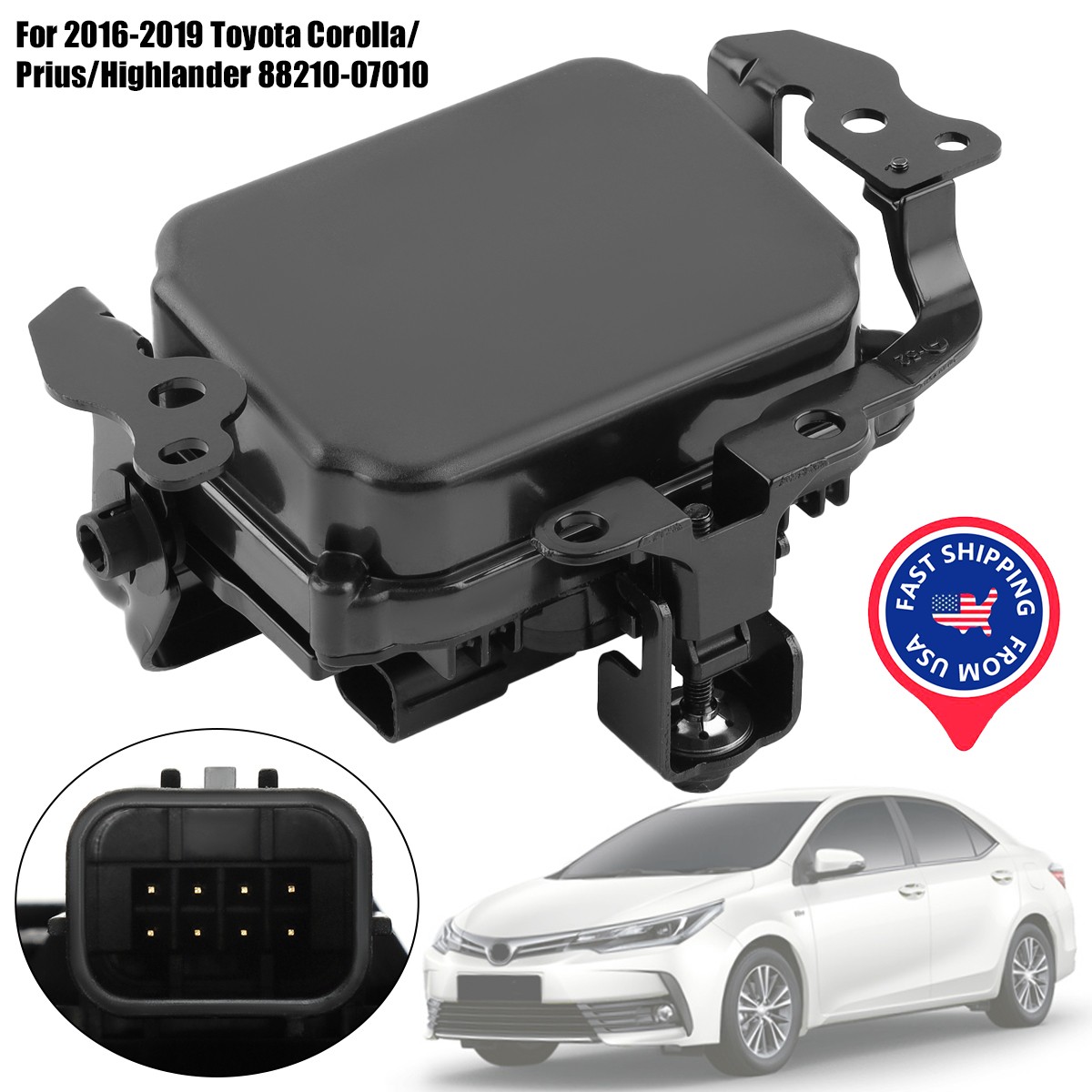 For 2017-2019 Toyota Highlander Cruise Distance Control Sensor Radar 88210-07010