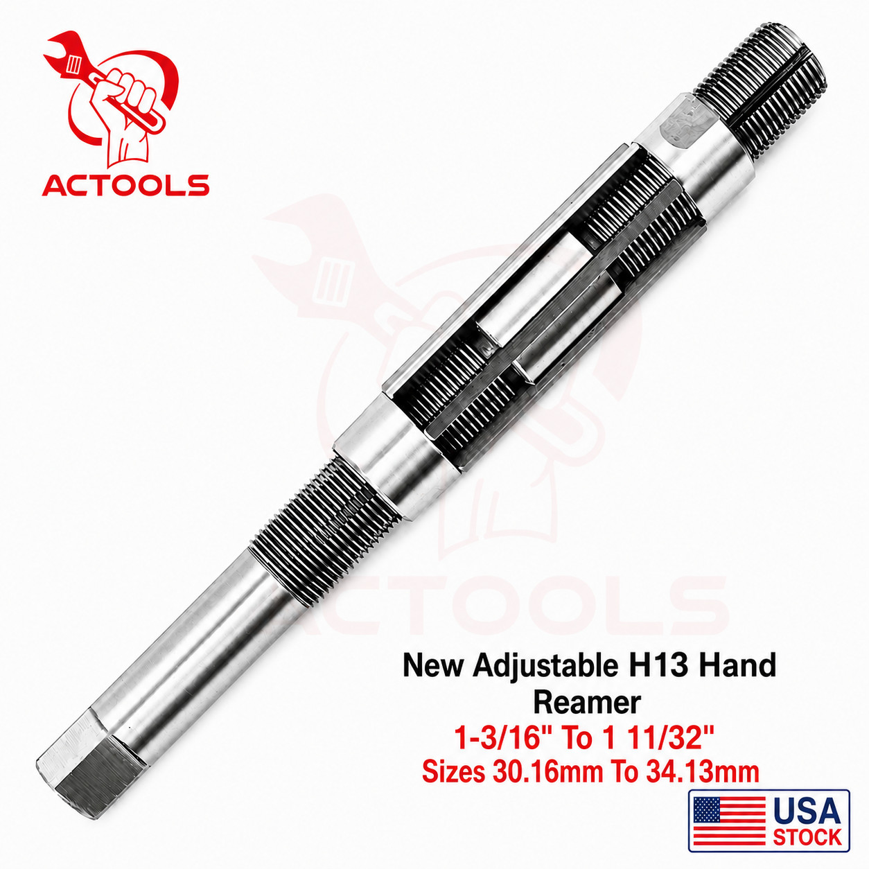 New Adjustable H13 Hand Reamer 1 3/16\