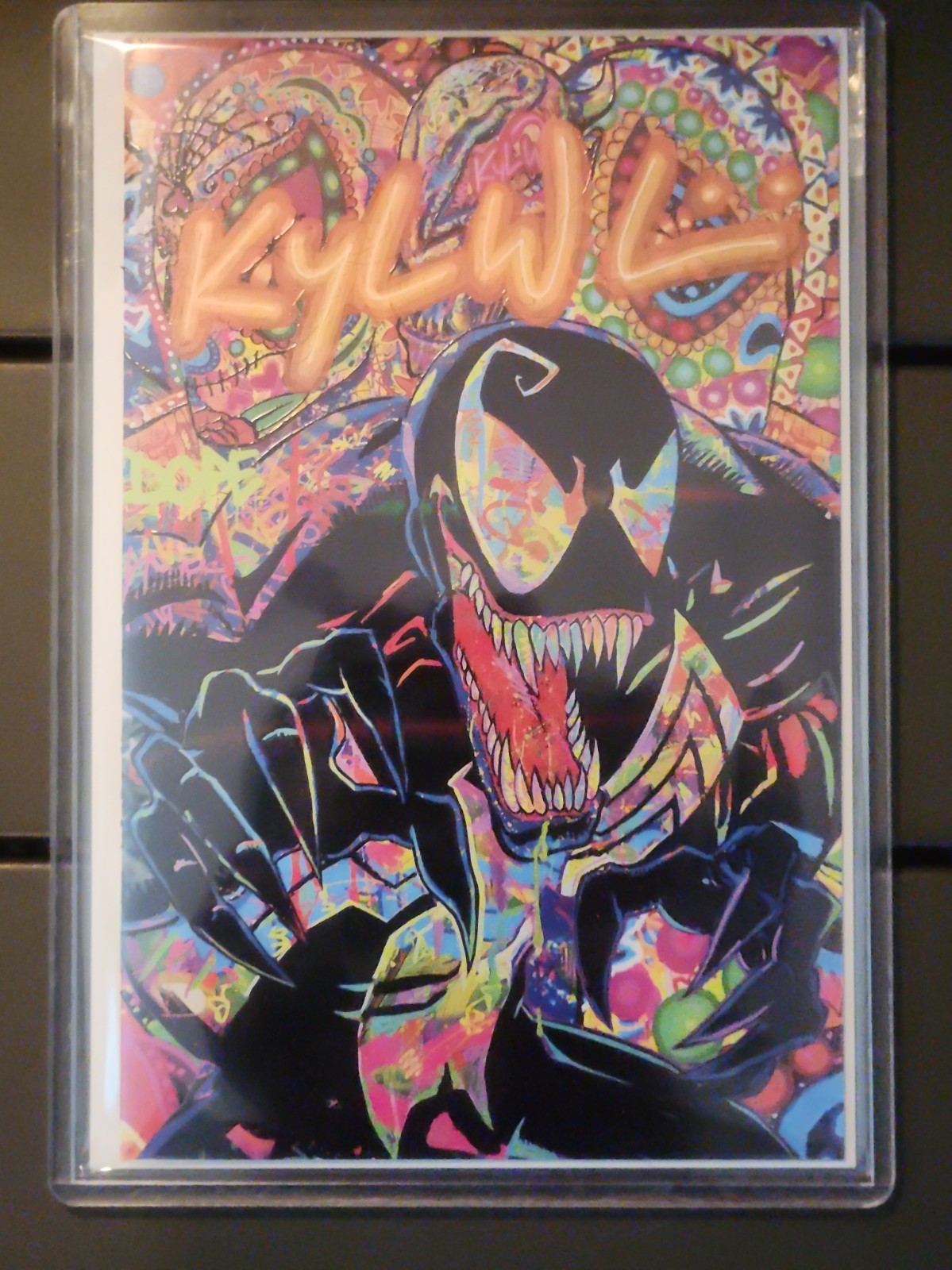 Venom Dork Graffiti Foil Embossed Kyle Willis Limited W/ Special Signature W/COA Venom Dork Graffiti Foil Embossed Kyle Willis Limited W/ Special Signature W/COA